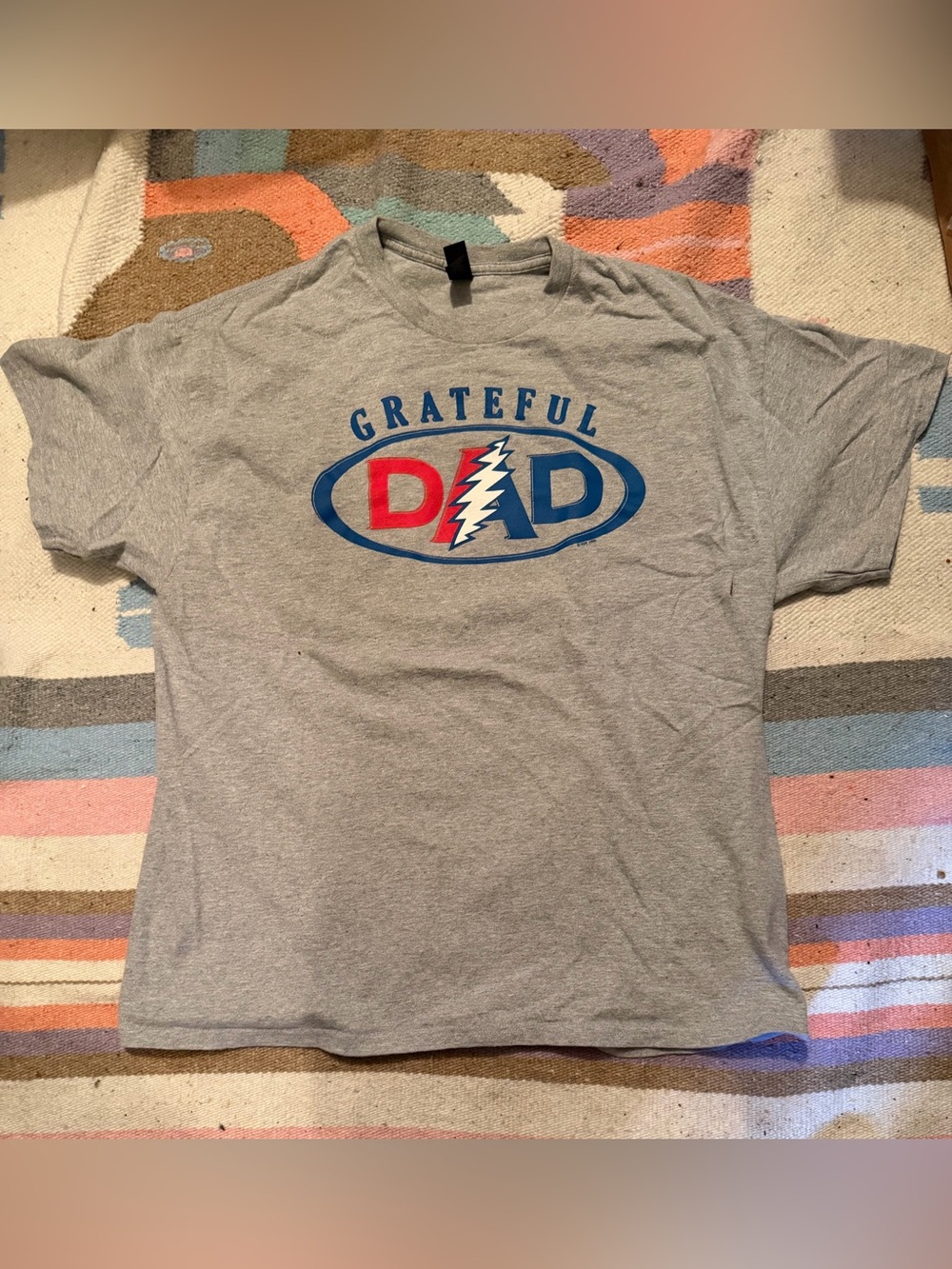 Grateful Dead Dad Shirt Gray XL Father’s Day T-shirt